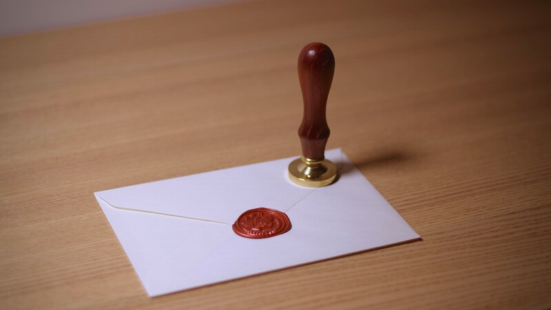 Handwritten letter waiting to be opened